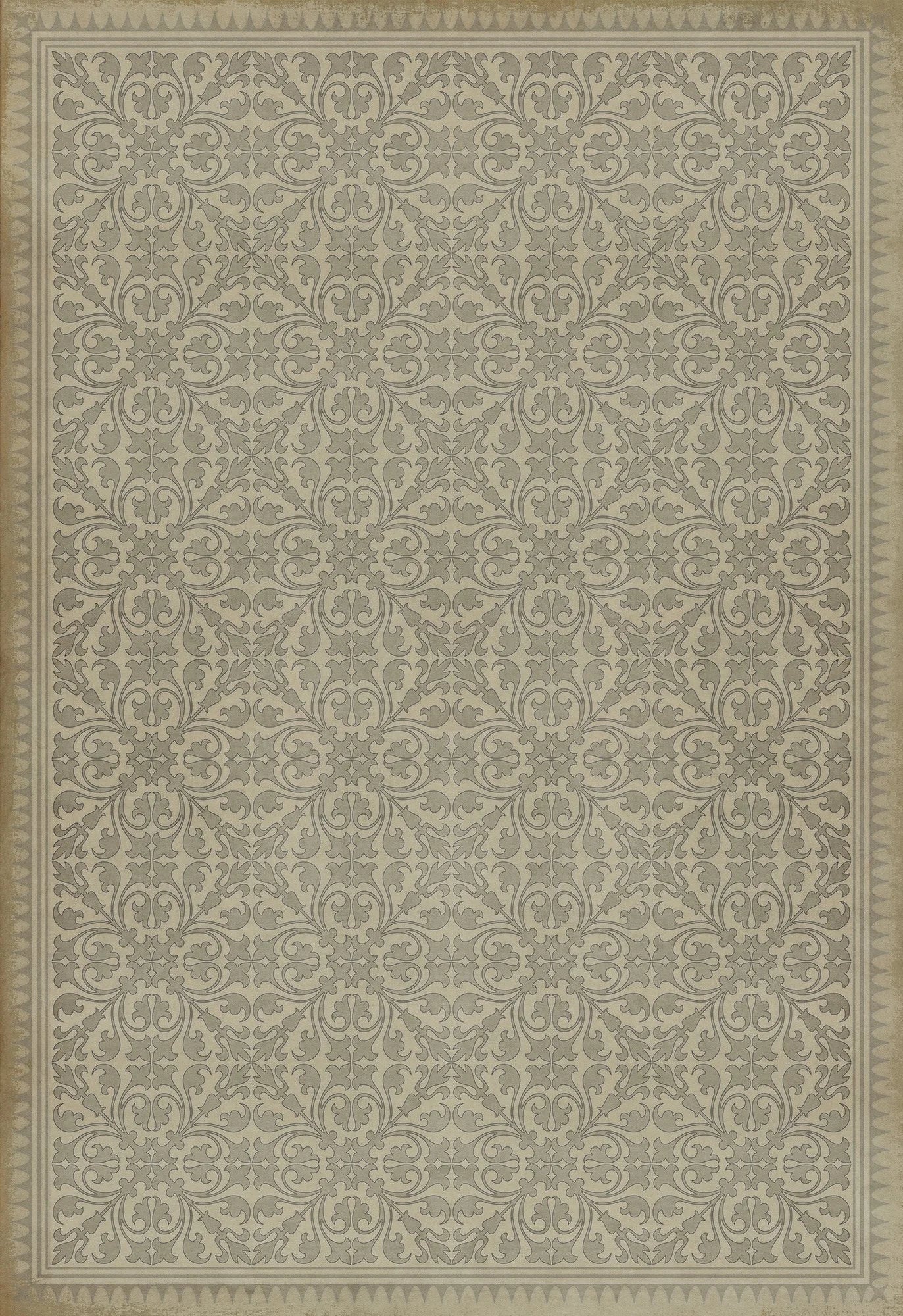 Classic Whites Large Floor Cloth