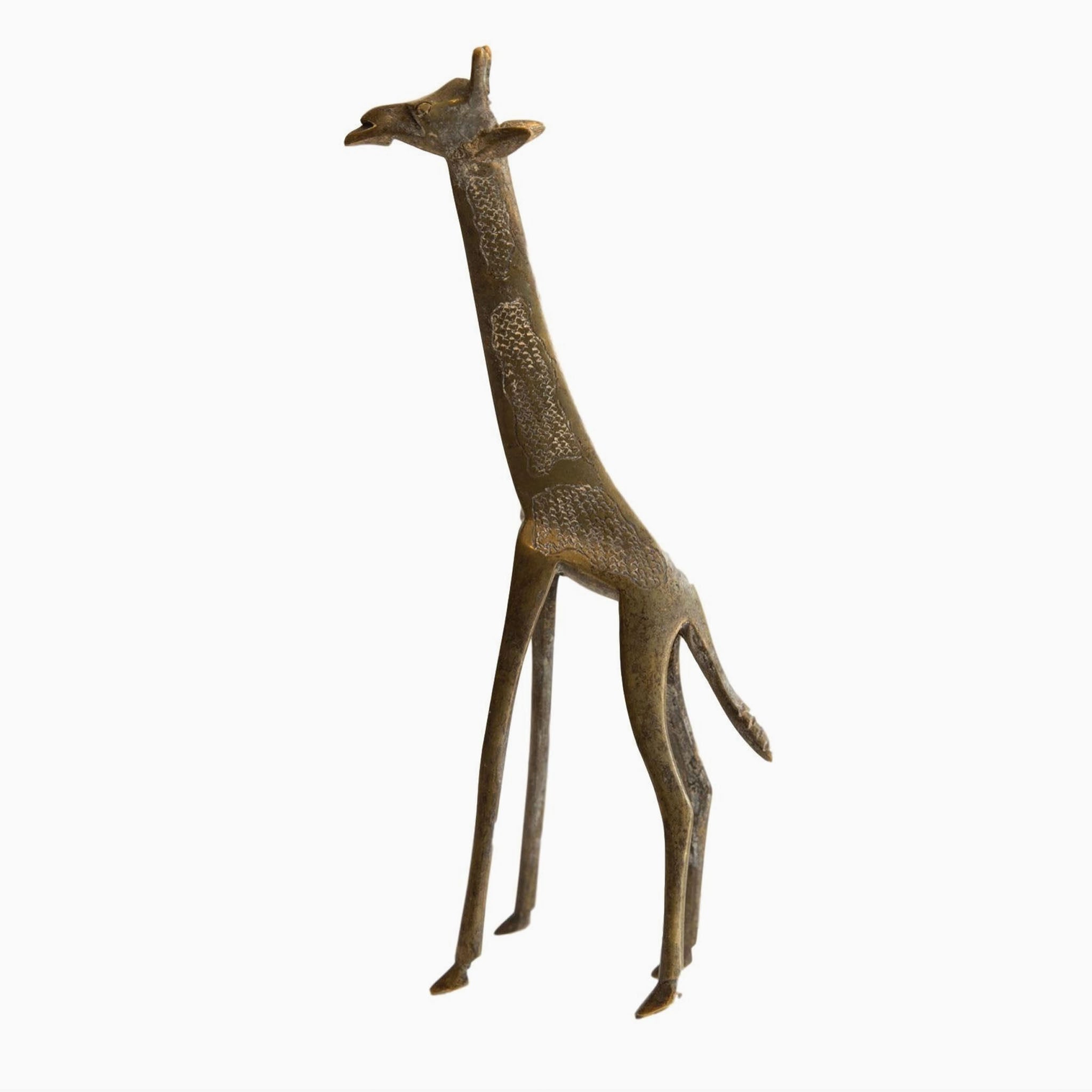 Vintage Bronze Giraffe, Mali