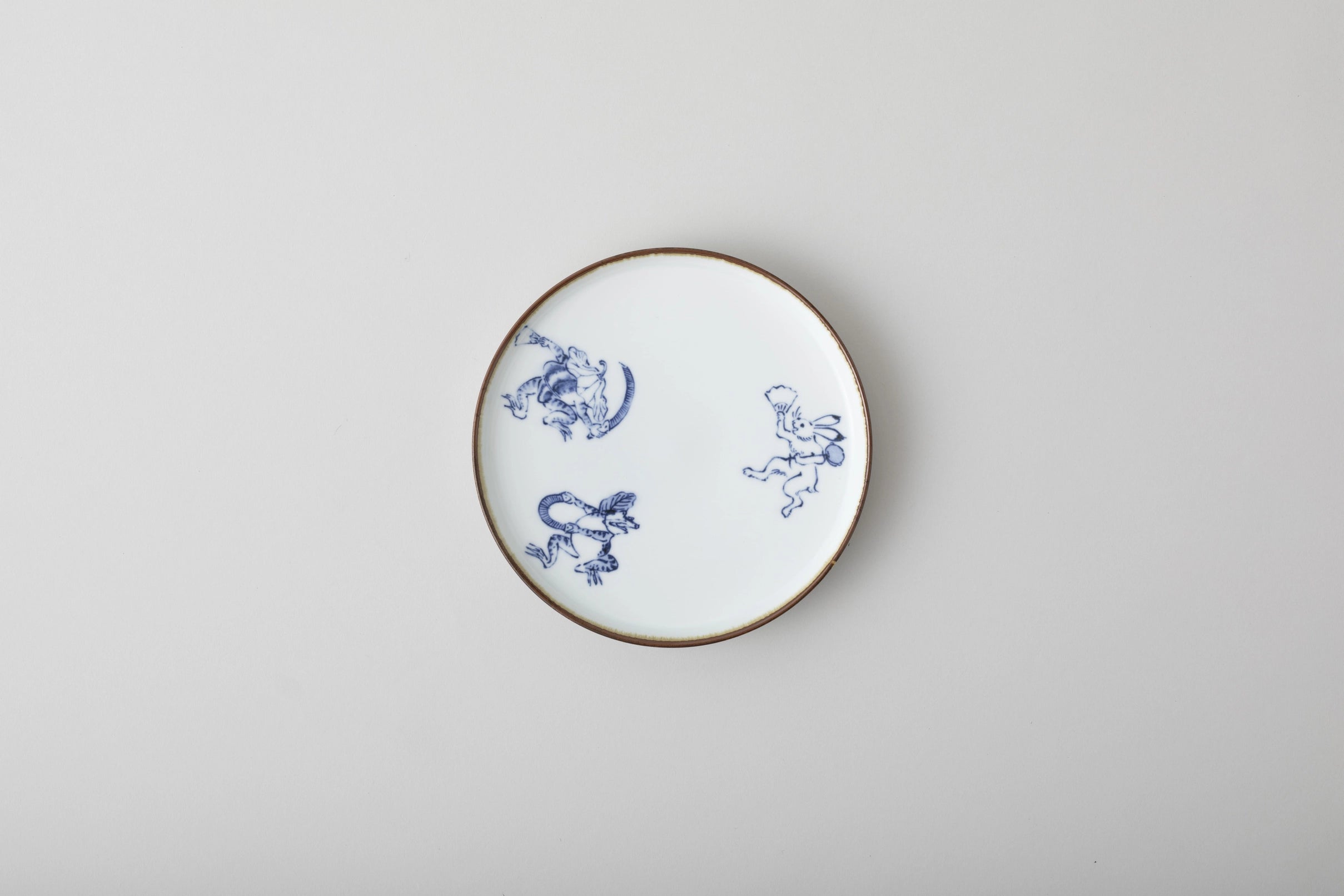 MARU CHOJUGIGA Large Plate, Japan