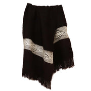 Handwoven Llama Wool Ruana/Throw, Argentina