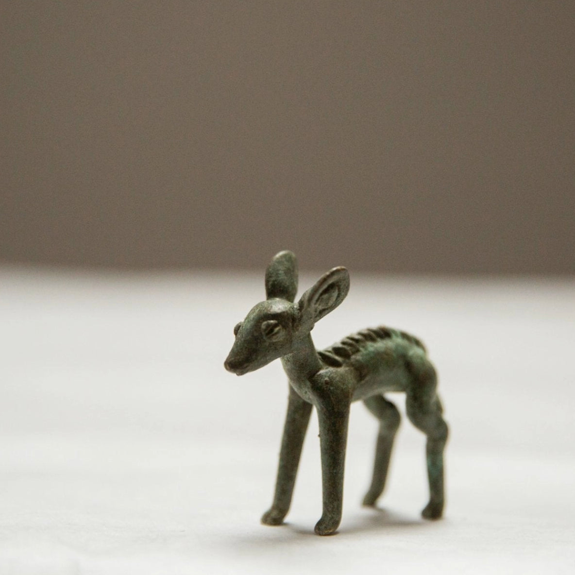 Vintage Oxidized Dark Bronze Ewe