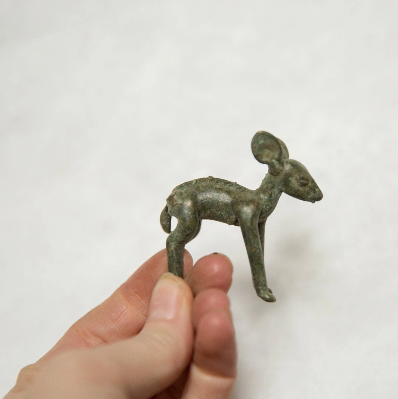 Vintage Oxidized Dark Bronze Ewe