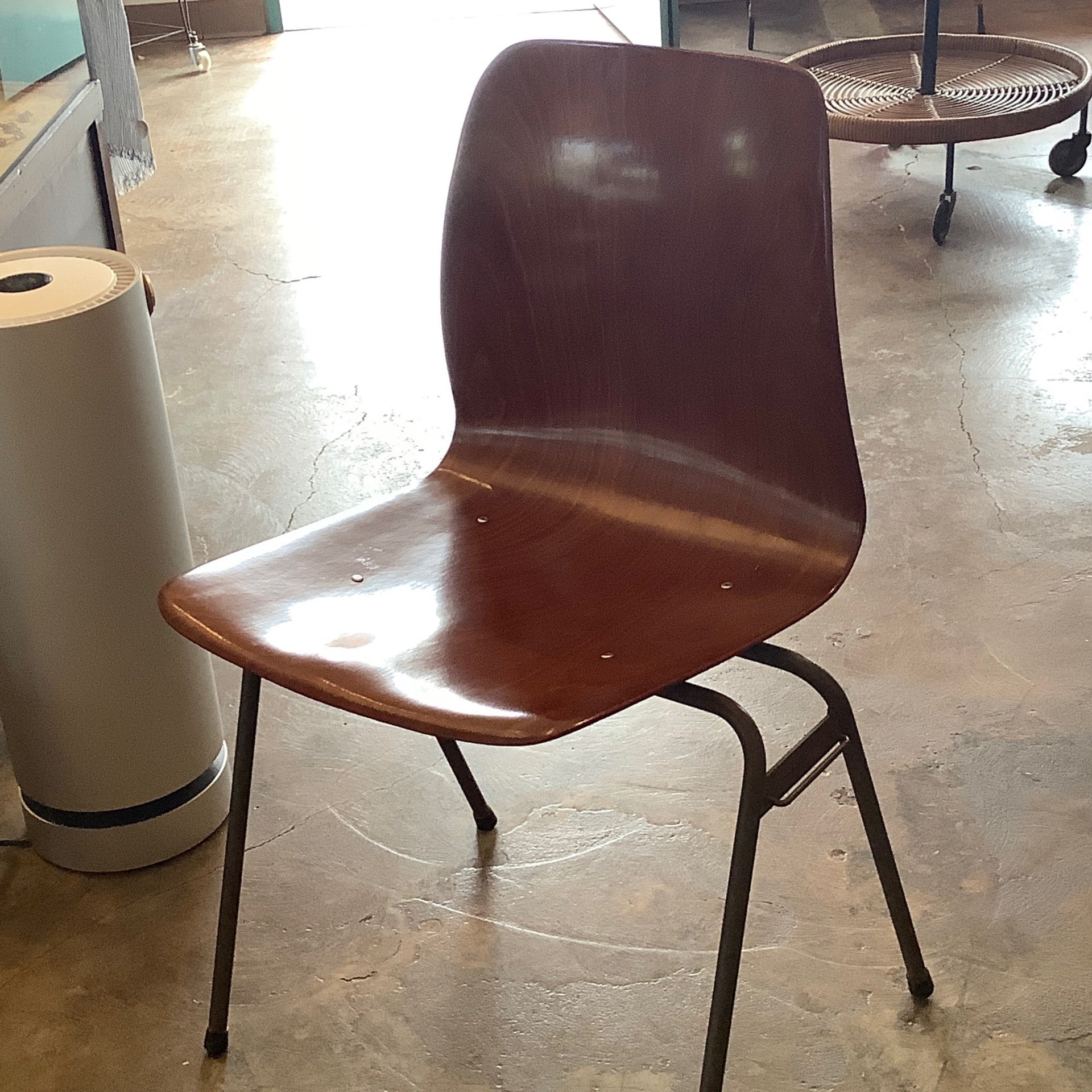 Industrial Wood Stacking Chair
