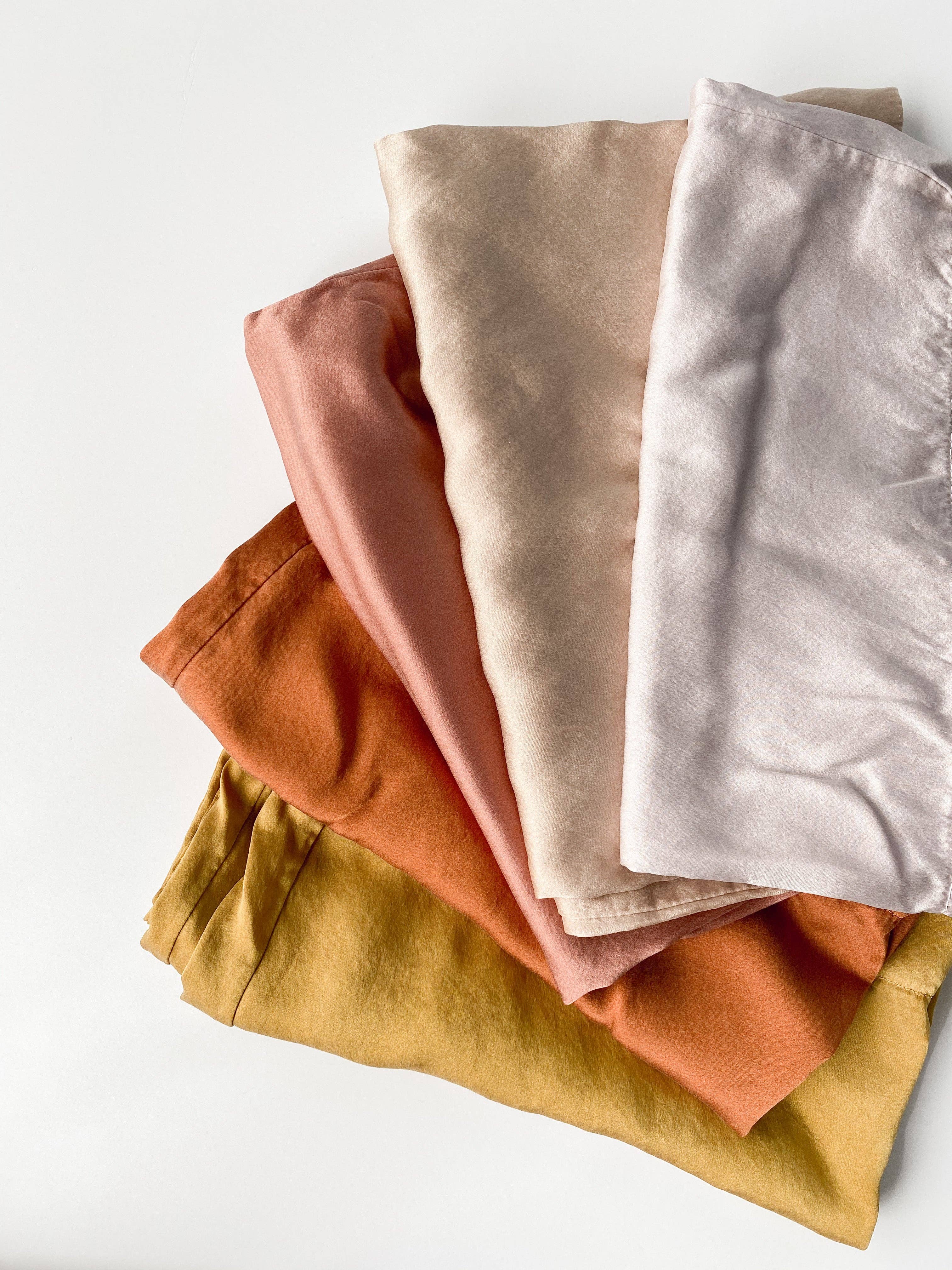 Silk Pillowcase in Rust: Standard