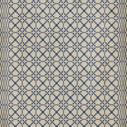 Vintage Vinyl, 20 x 30” Williamsburg Woven Blue