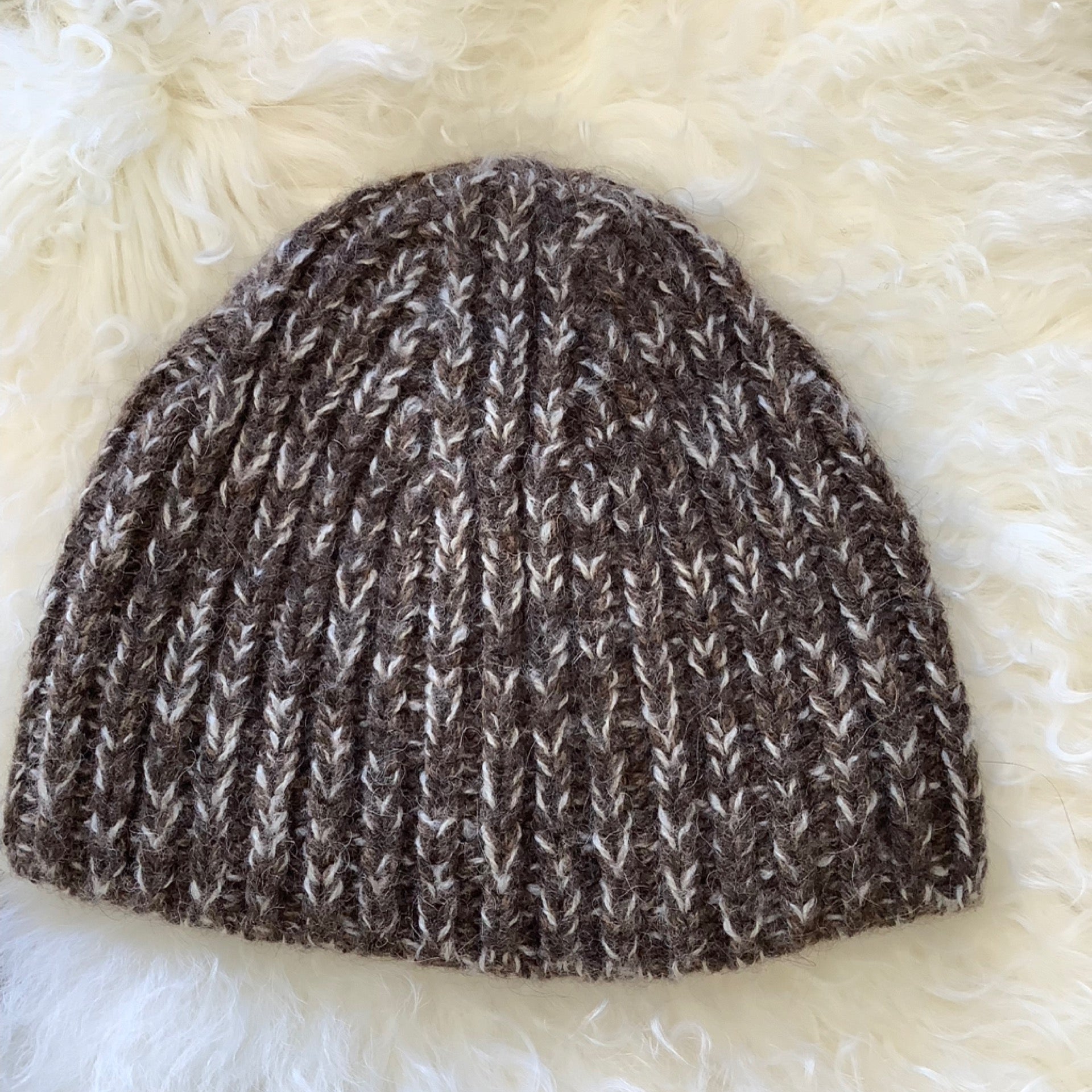 Homefrocks Beanie, Acorn Chunky Knit Beanie, Brown