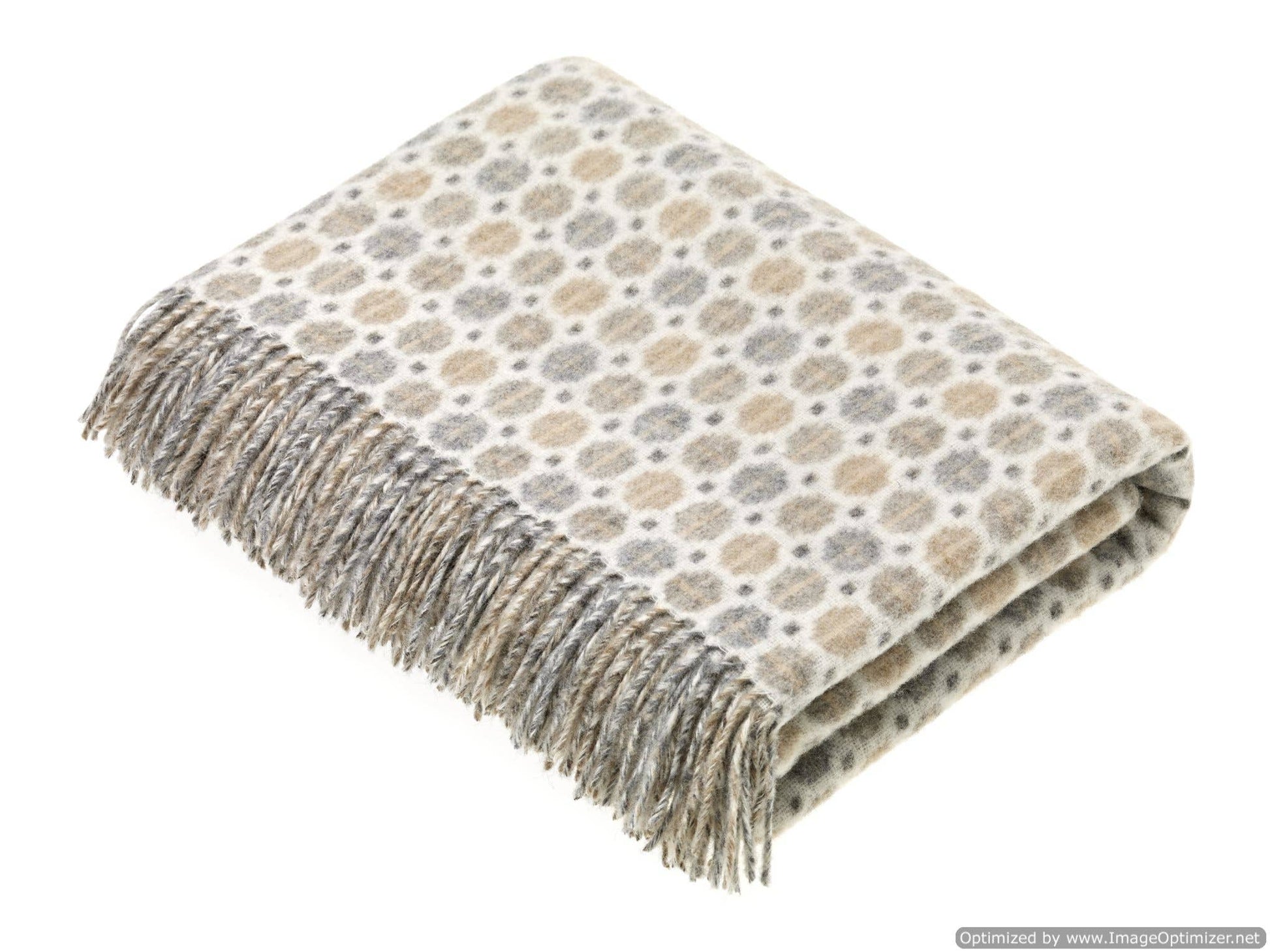 Merino Throw Blanket, Milan Range, Sky Blue, UK