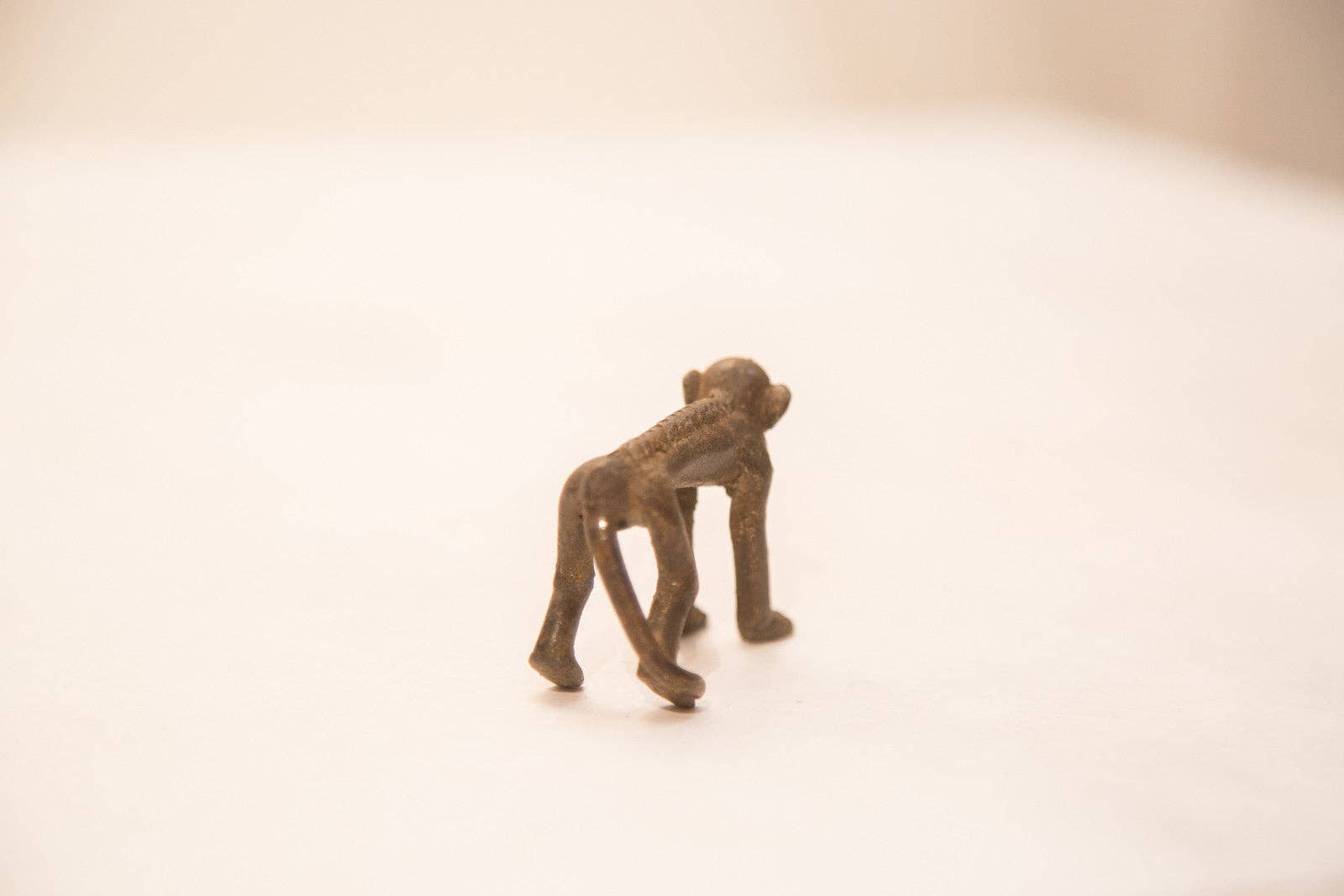 Vintage Monkey Bronze Gold Weight