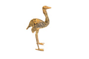 Vintage African Bronze (Light Patina) Ostrich