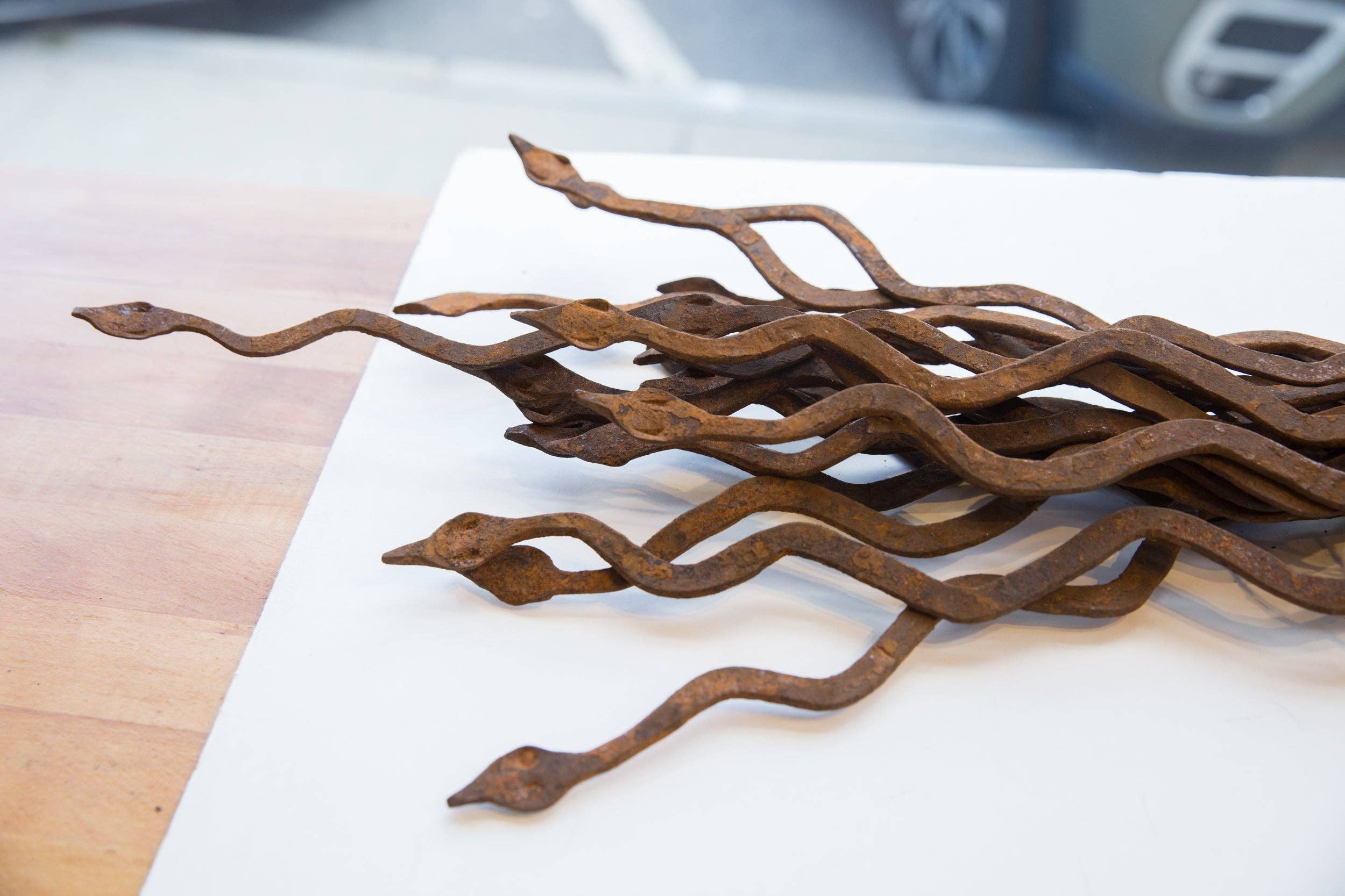 Vintage African Iron Snake