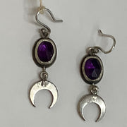 Stefani Blain Earrings ~ Amethyst & Sterling