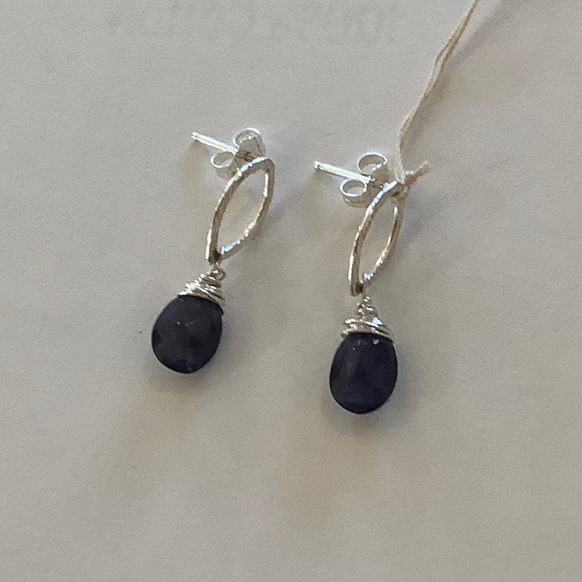 Stefani Blain Earrings ~ Iolite & Sterling