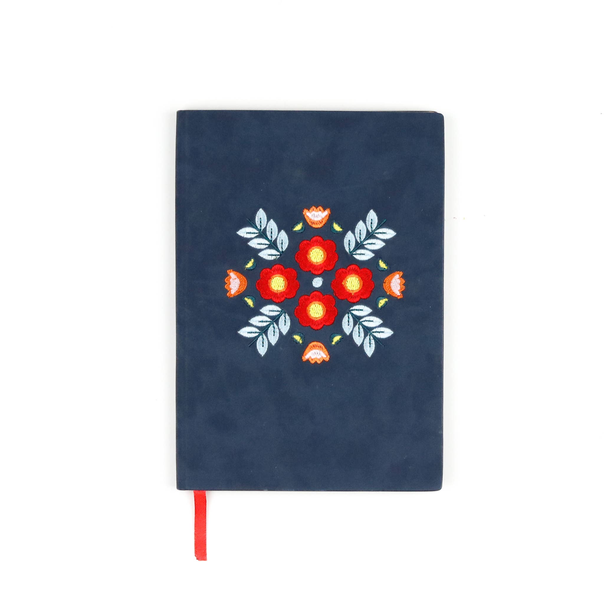Journal, Evelynn Embroidered Layflat Journal Notebook