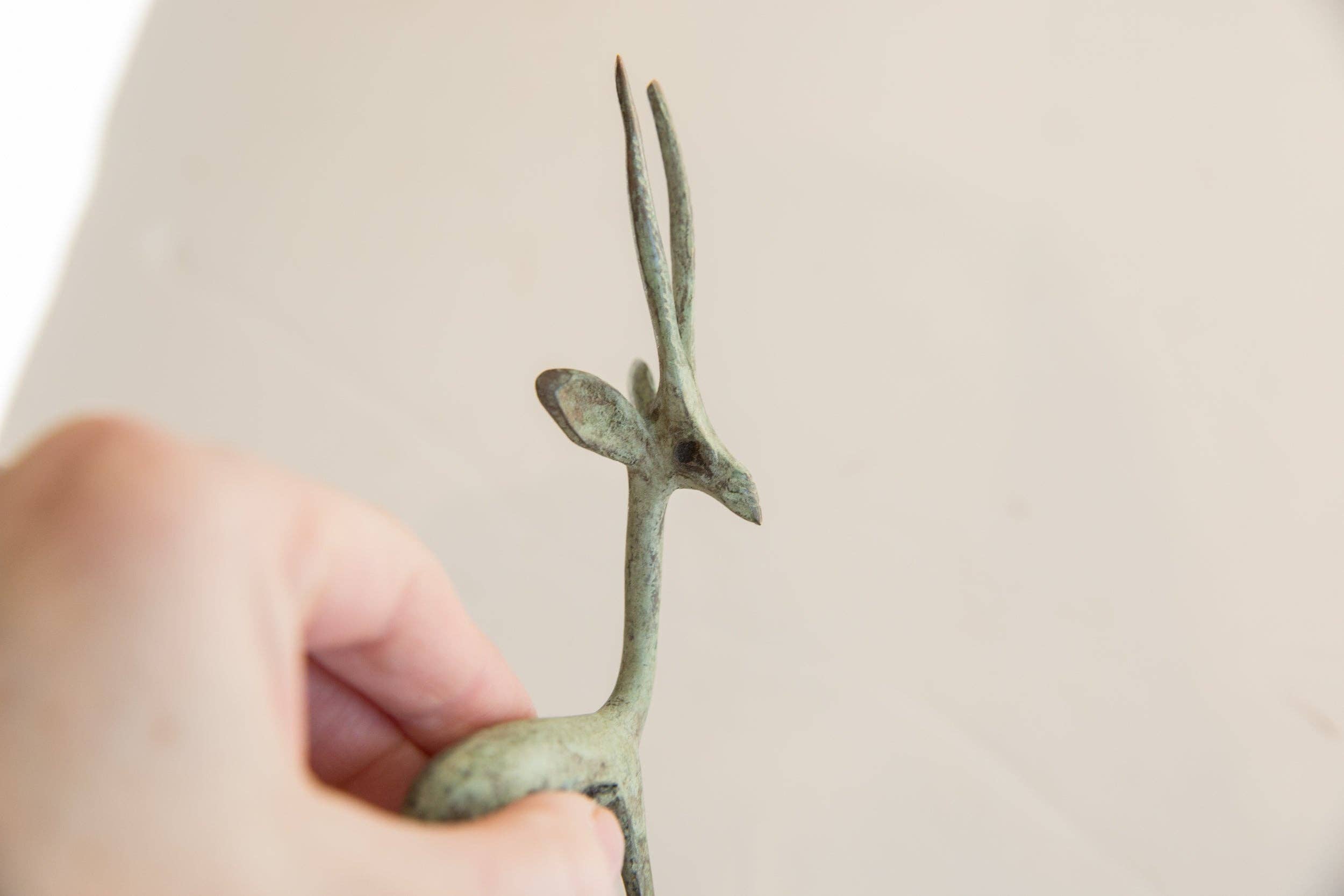 Vintage African Gazelle Brightly Oxidized