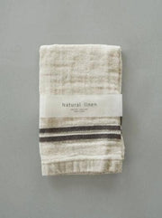 Japan AXCIS Natural linen handtowel: Grey