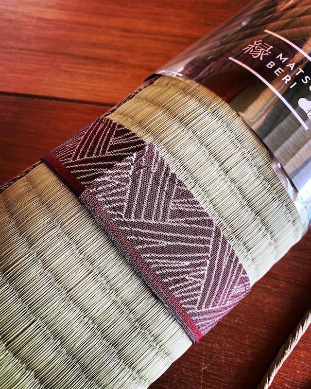 MATSUBA goza(straw) mat: SAKUKA(Red)
