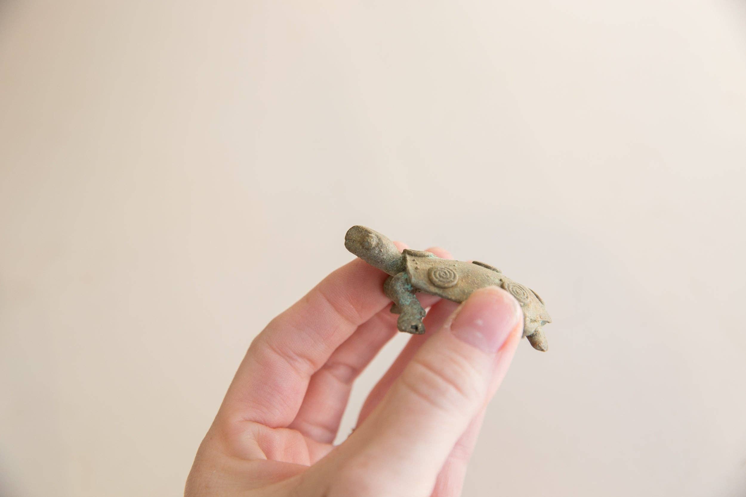 Vintage Oxidized African Turtle