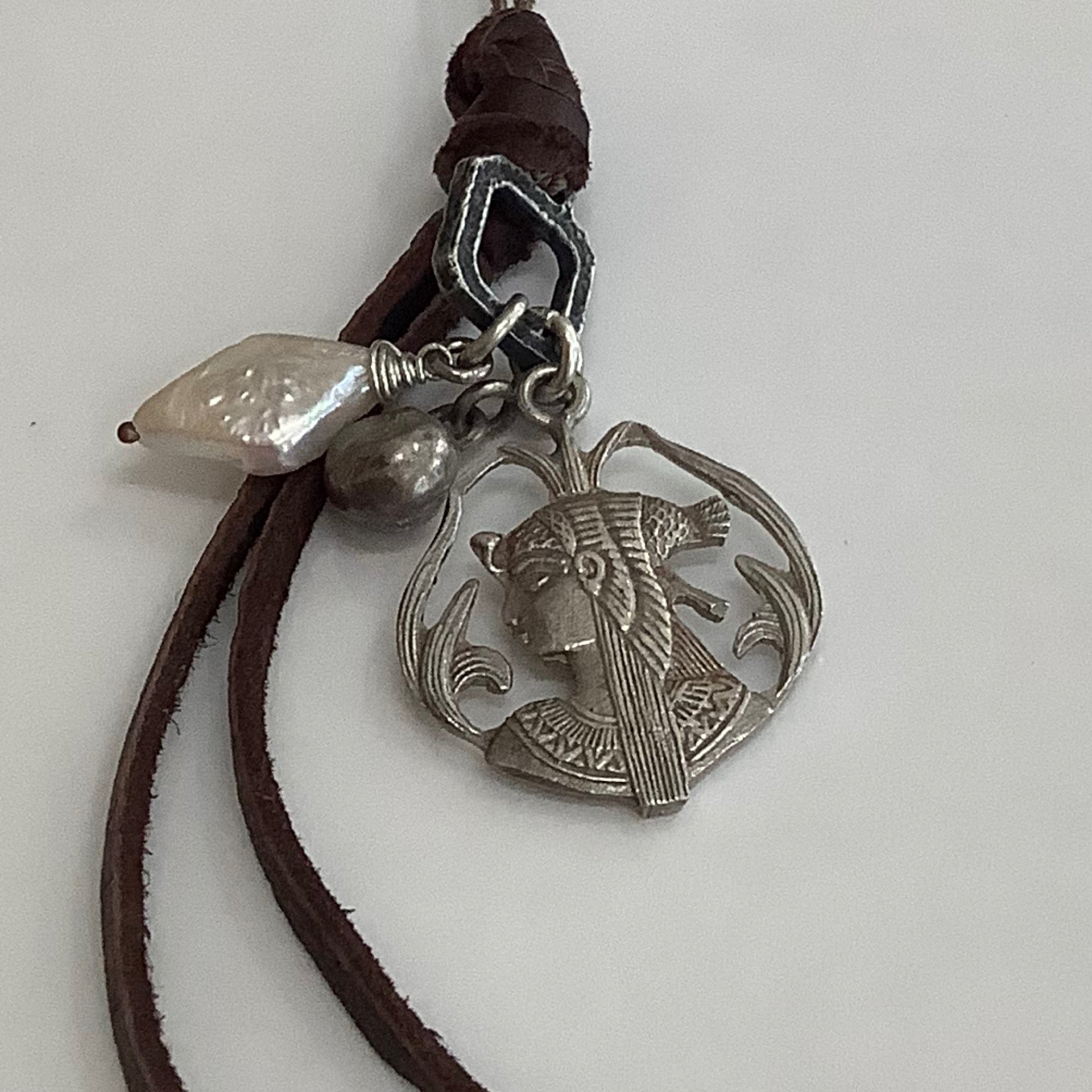 Stefani Blain Necklace ~ Vintage Isis Pendant