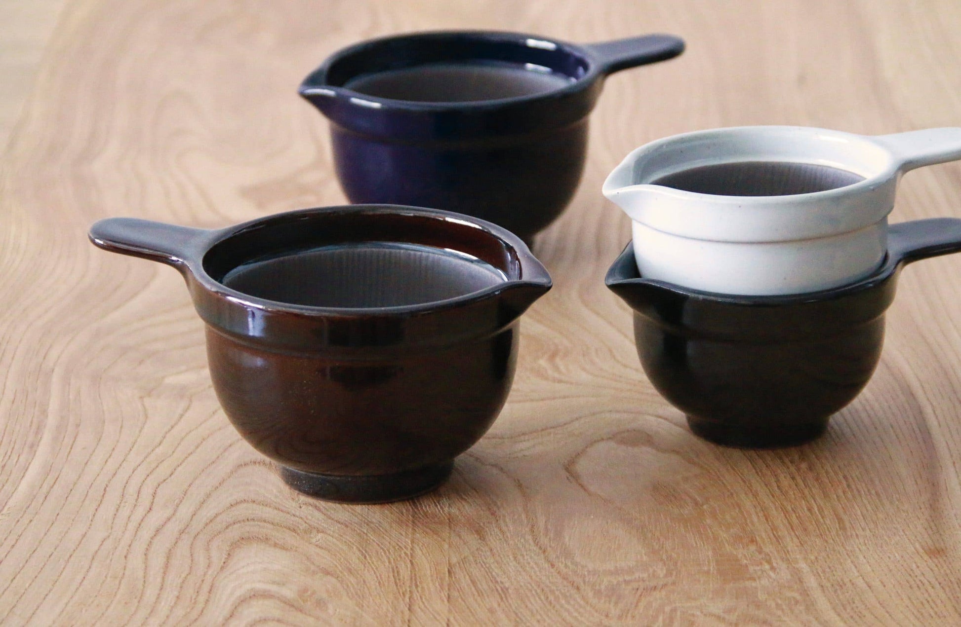 KAMOSHIKA grinding deep bowl: Navy, M