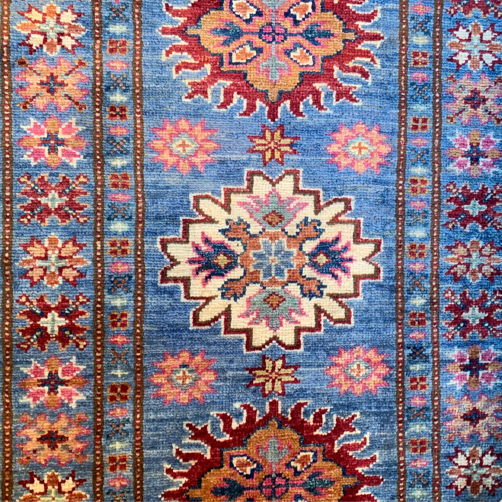 Hand-Knotted Wool Rug from Afghanistan