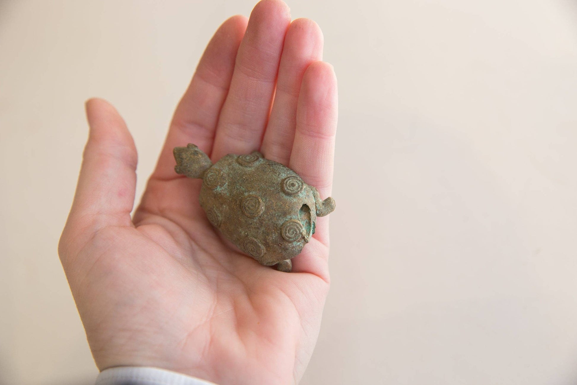Vintage Oxidized African Turtle