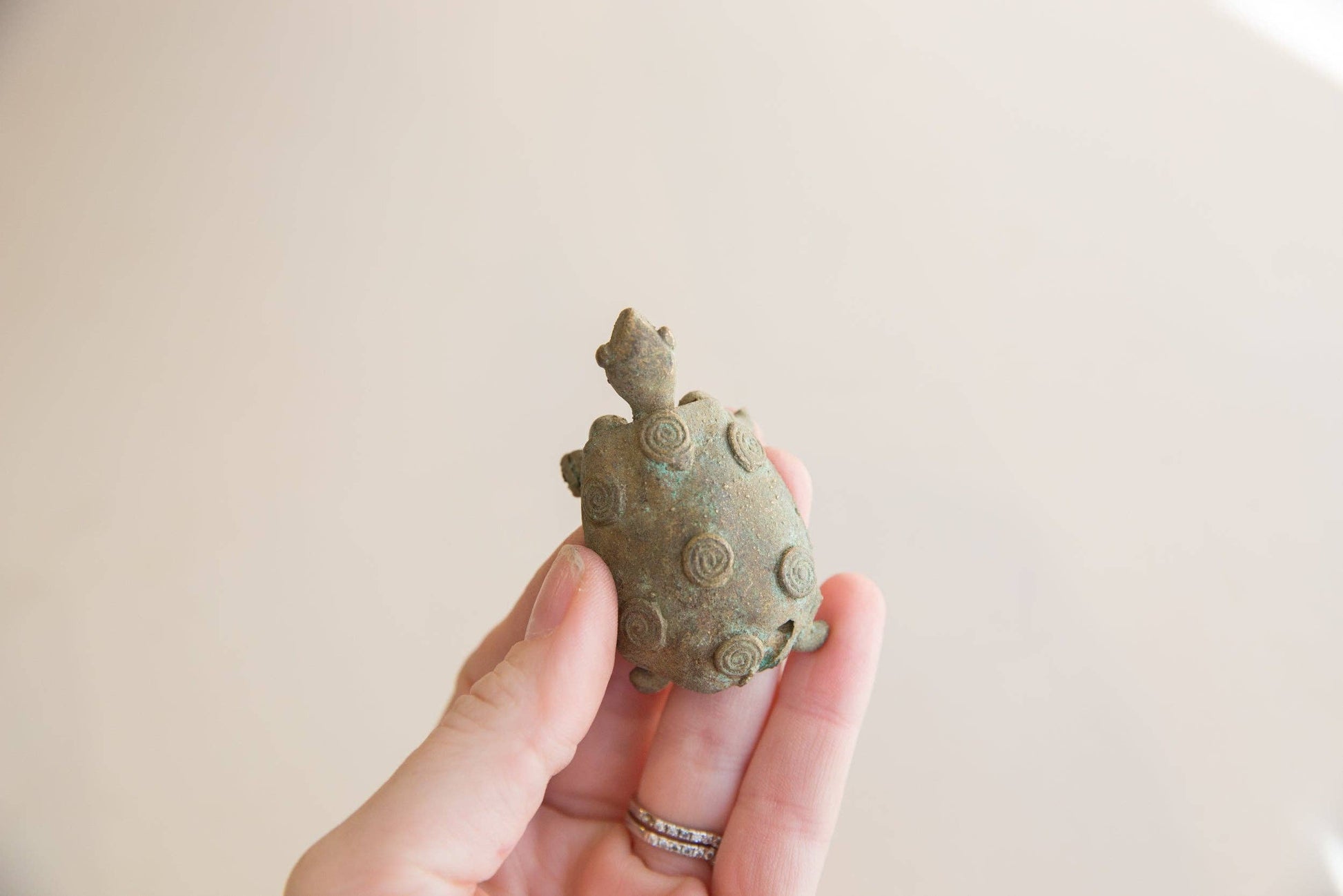 Vintage Oxidized African Turtle