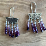 Stefani Blain Earrings ~ Sterling & Amethyst
