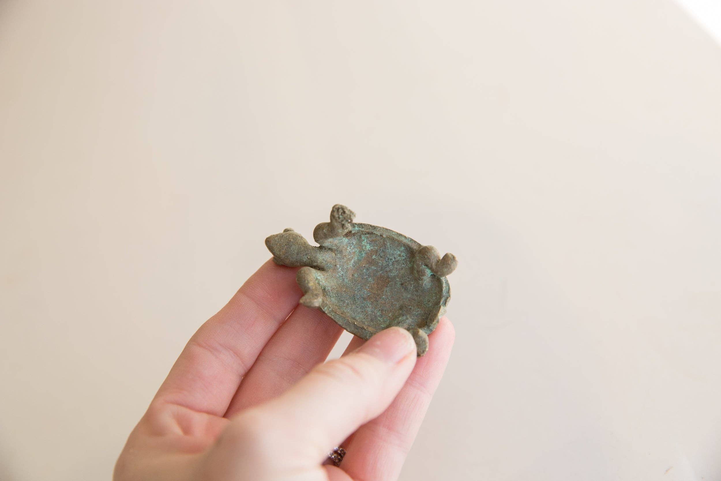 Vintage Oxidized African Turtle