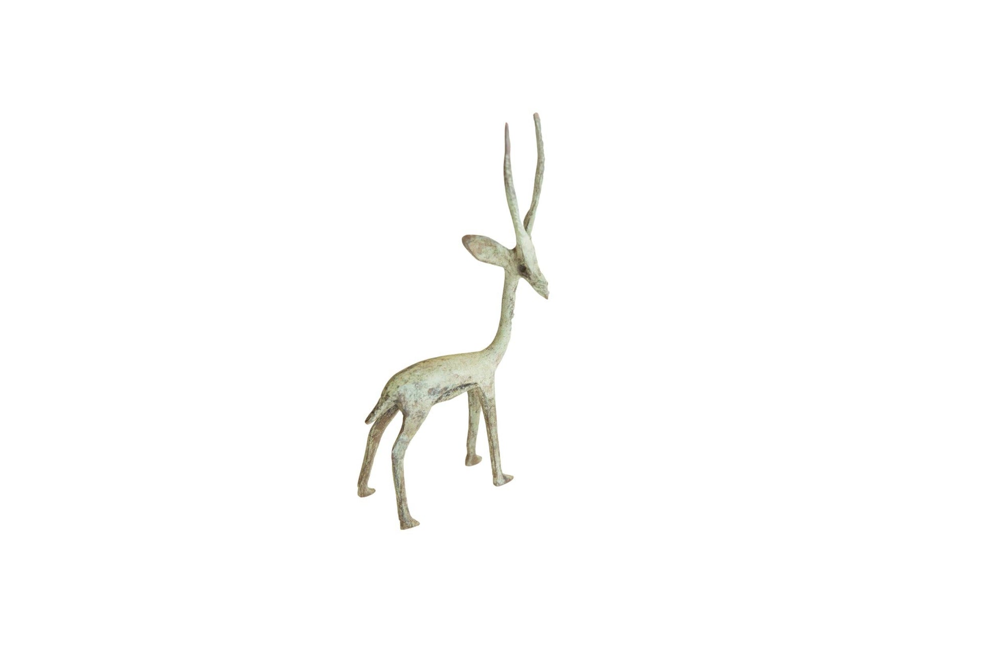 Vintage African Gazelle Brightly Oxidized