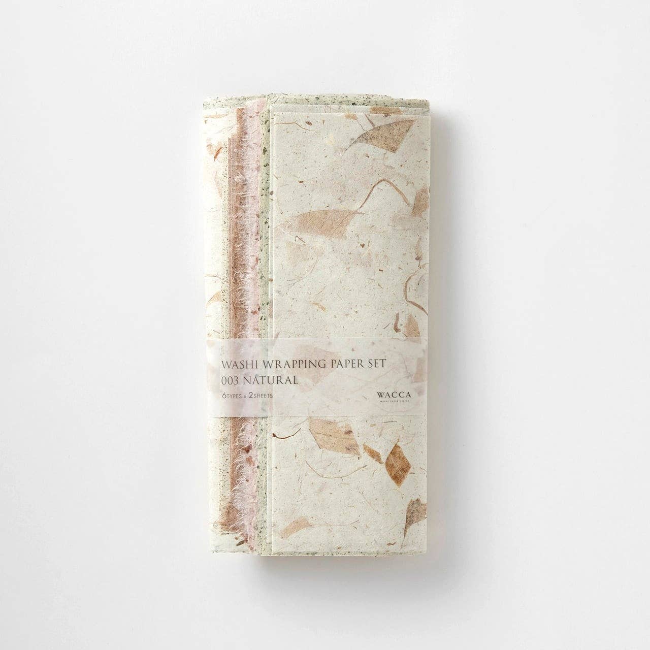 Wacca WASHI WRAPPING PAPER SET 003 NATURAL