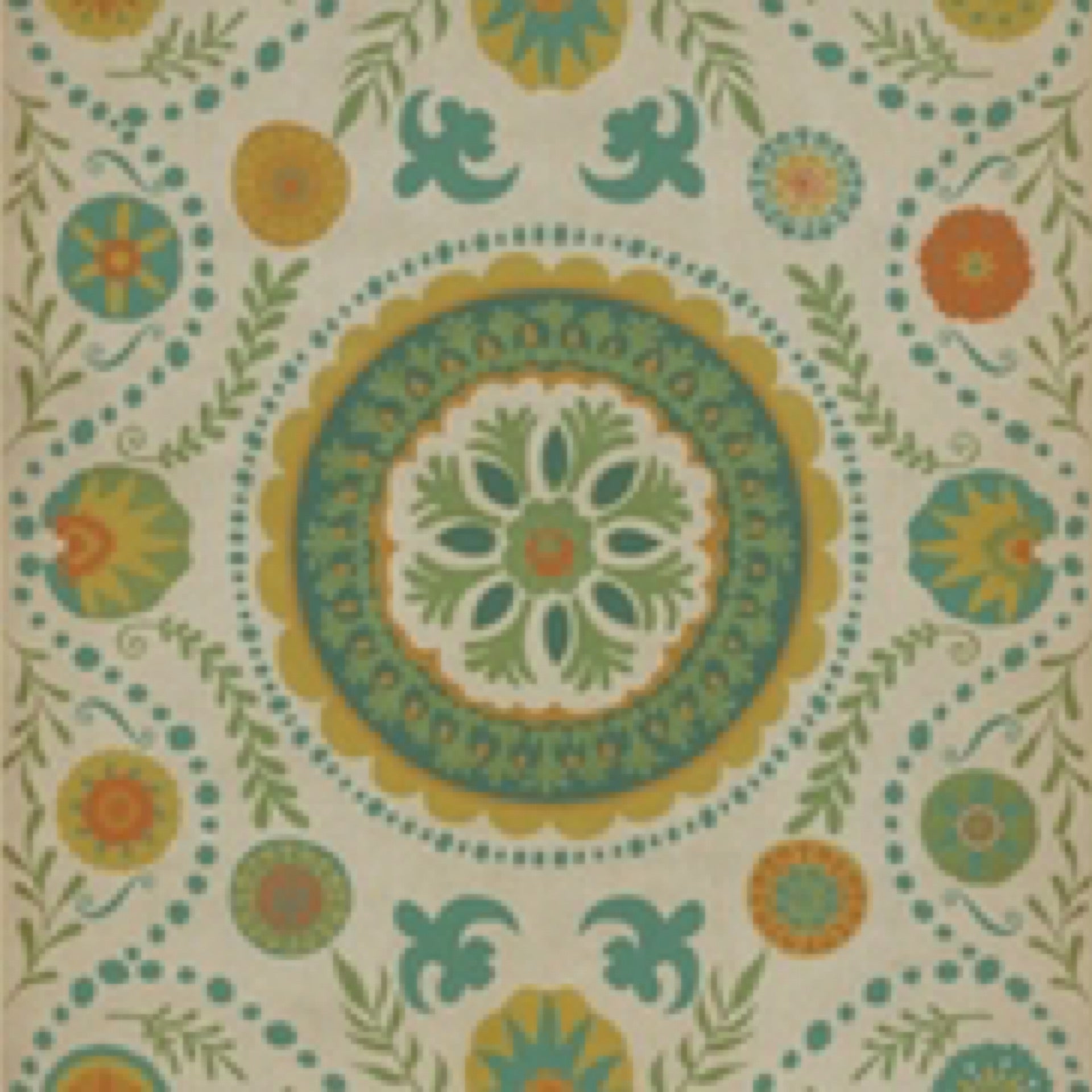Vintage Vinyl, 52 x 76” Pattern 38, Summer