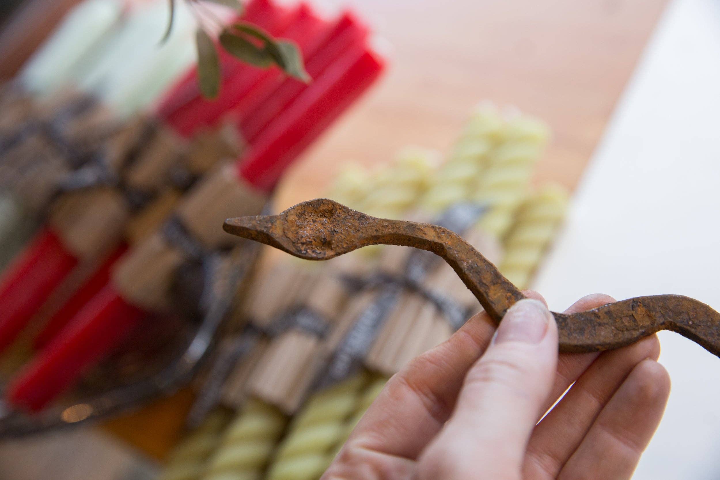 Vintage African Iron Snake