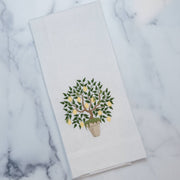 Lemon Tree Linen Towel