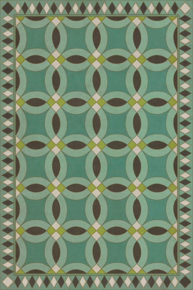 Floorcloth, Wedding Ring Felicity