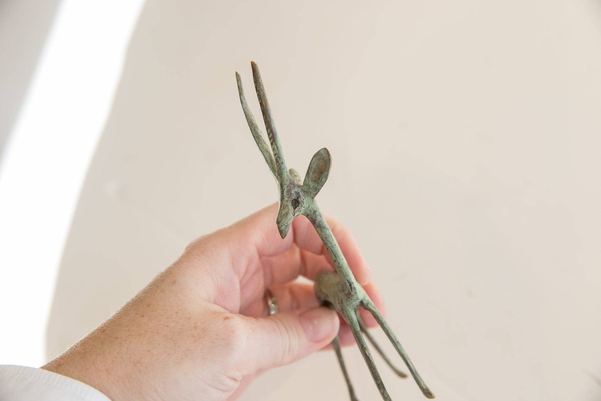 Vintage African Gazelle Brightly Oxidized
