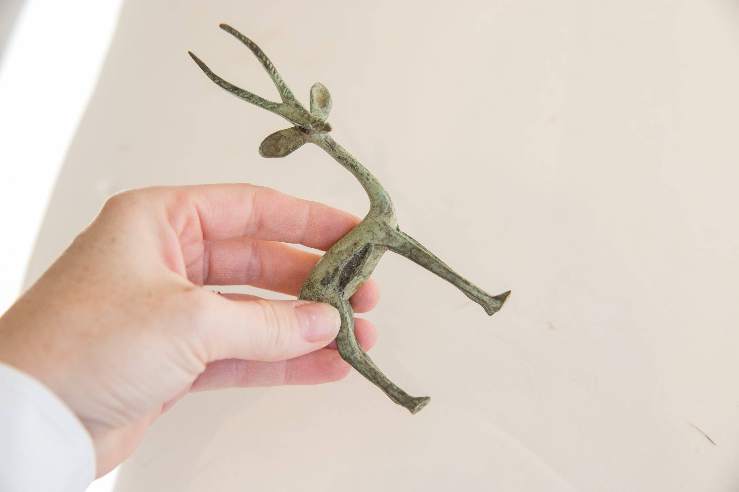 Vintage African Gazelle Brightly Oxidized