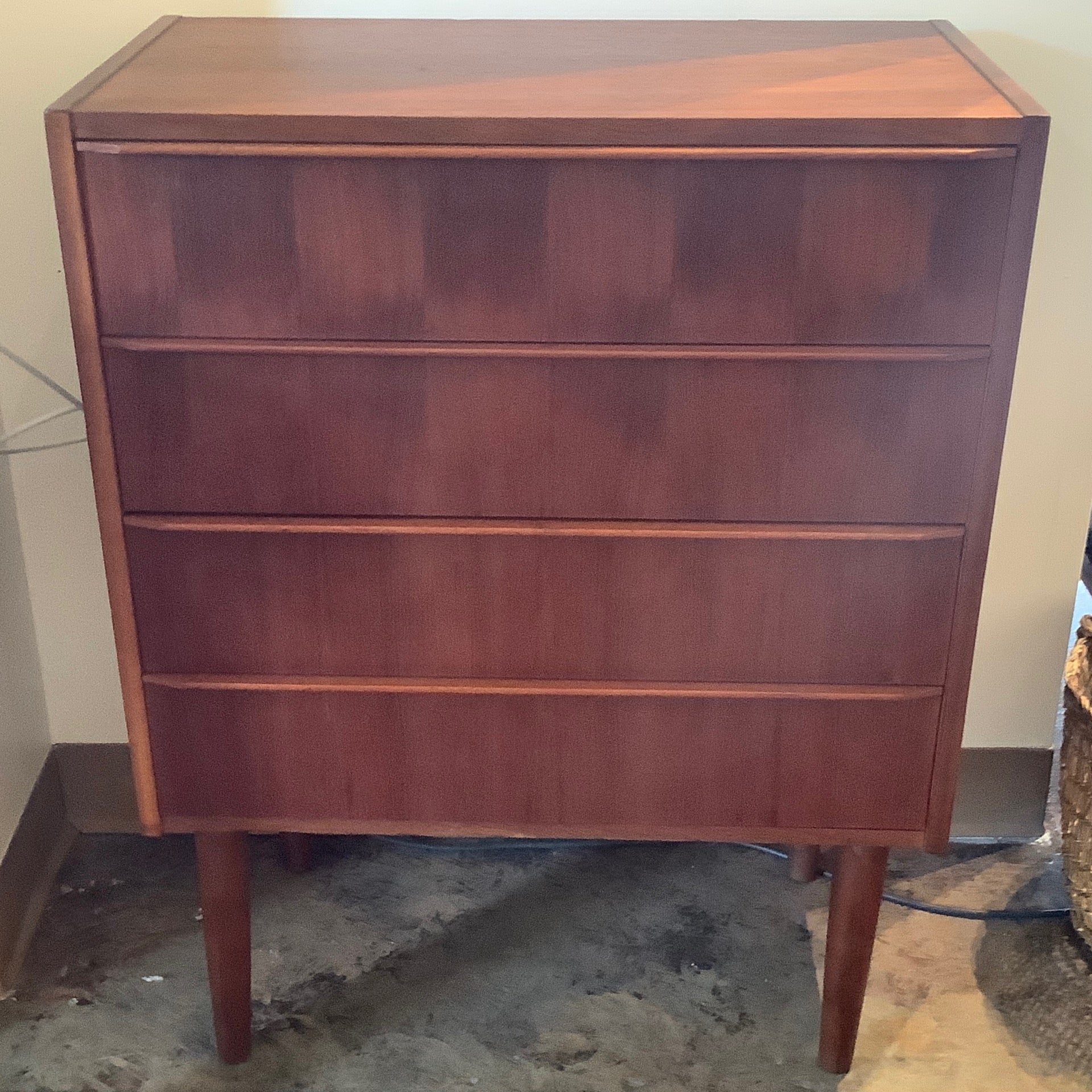 Mini Mid Century Danish Teak Dresser