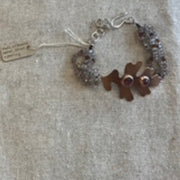 Stefani Bracelet - Leaf Zircon