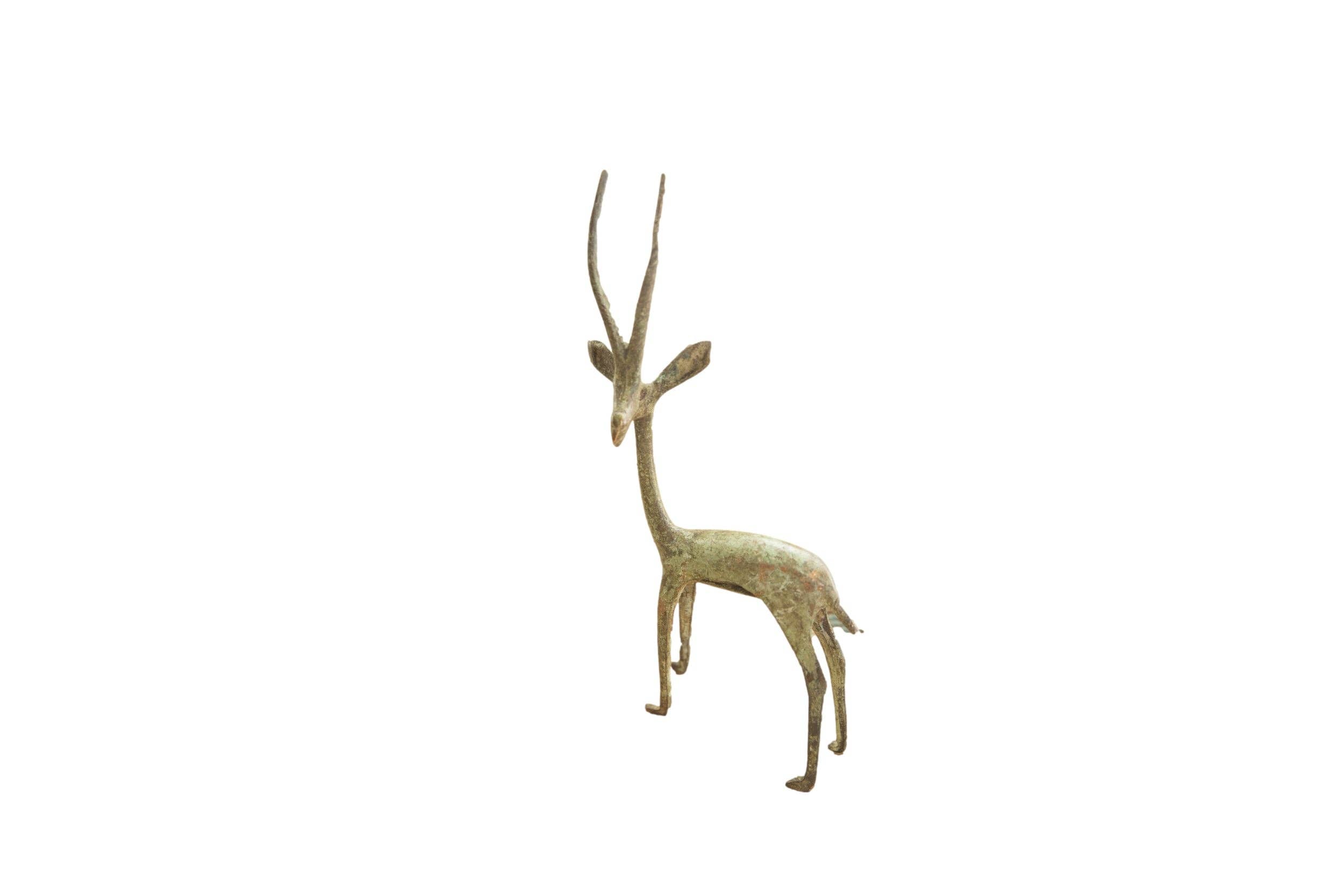 Vintage African Brightly Oxidized Gazelle