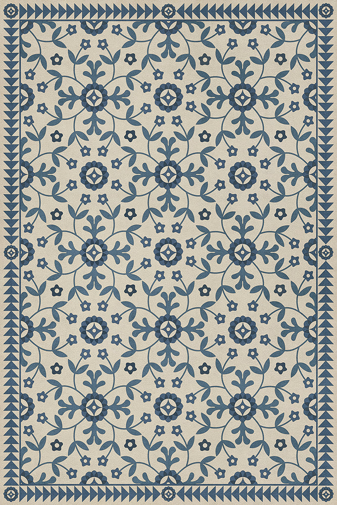 Floorcloth, Whig Rose the Day Has Eyes