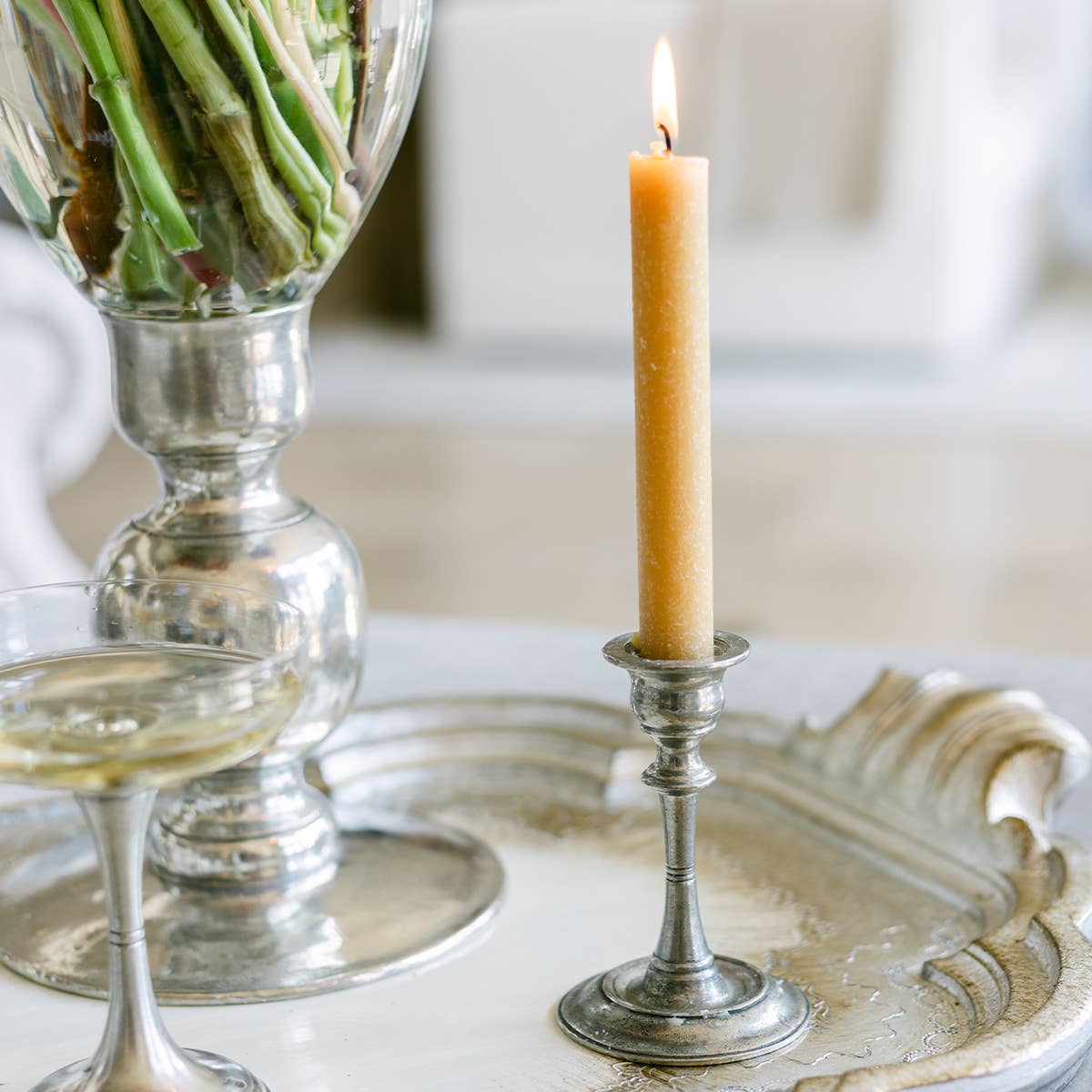 Vintage Candleholder 6.25"