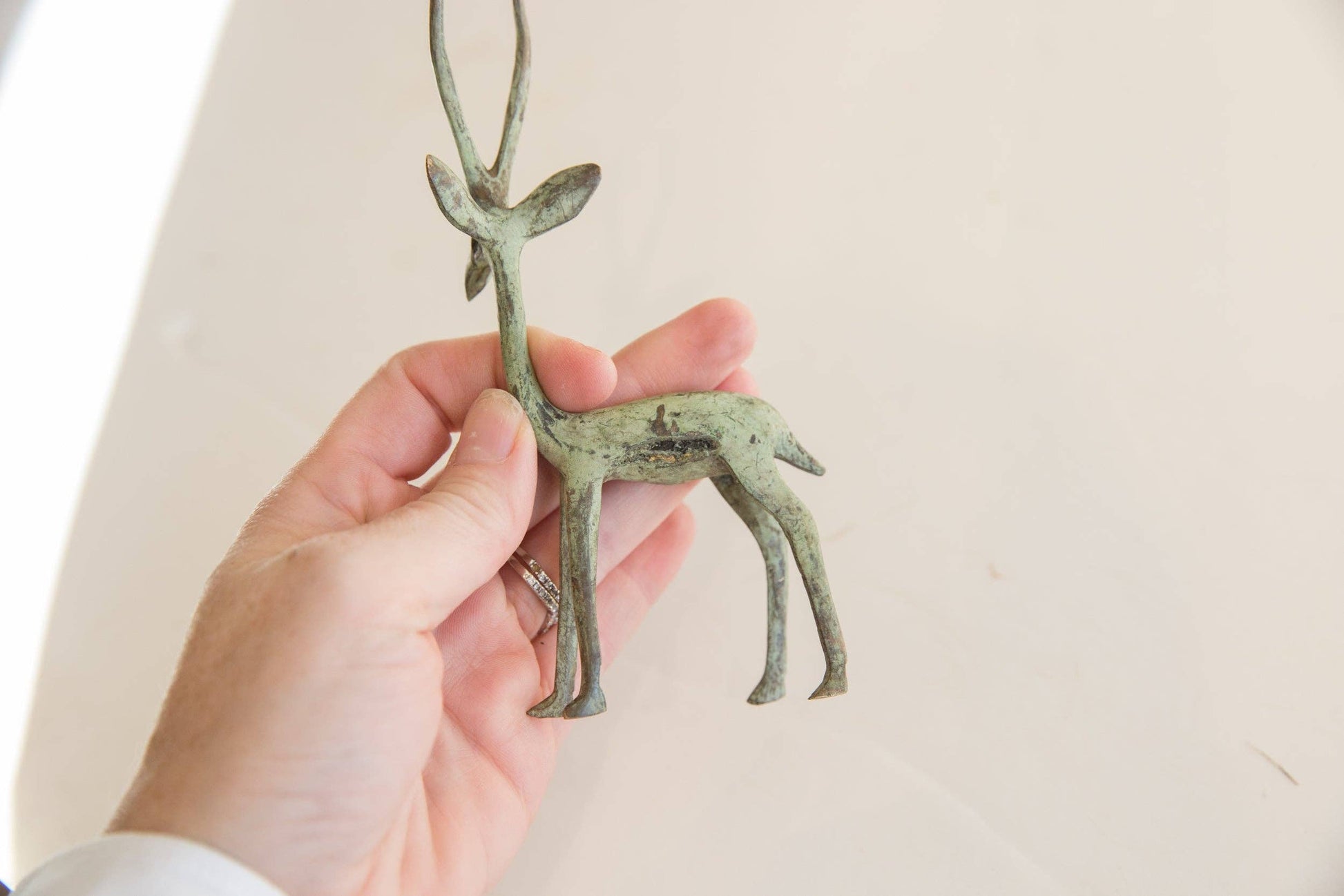 Vintage African Gazelle Brightly Oxidized